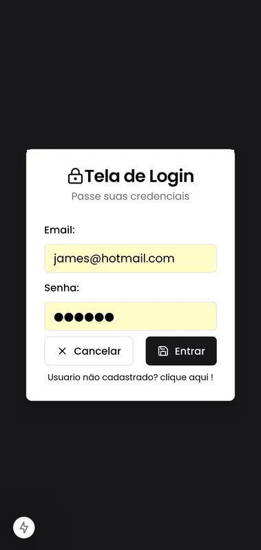 Mini App de controlde membros de uma Igreja